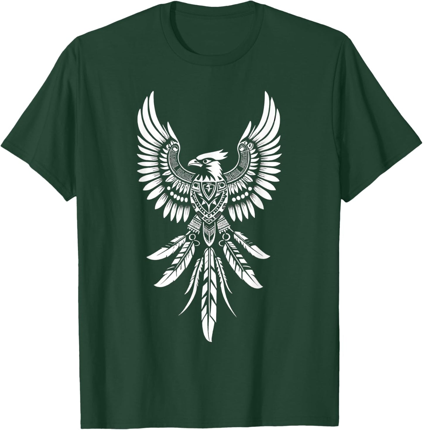 Thunderbird Native American Tribal Art T-Shirt - T-Shirt | Forest