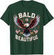 Bald is Beautiful American Bald Eagle USA Flag Kids Men T-Shirt - T-Shirt | Forest