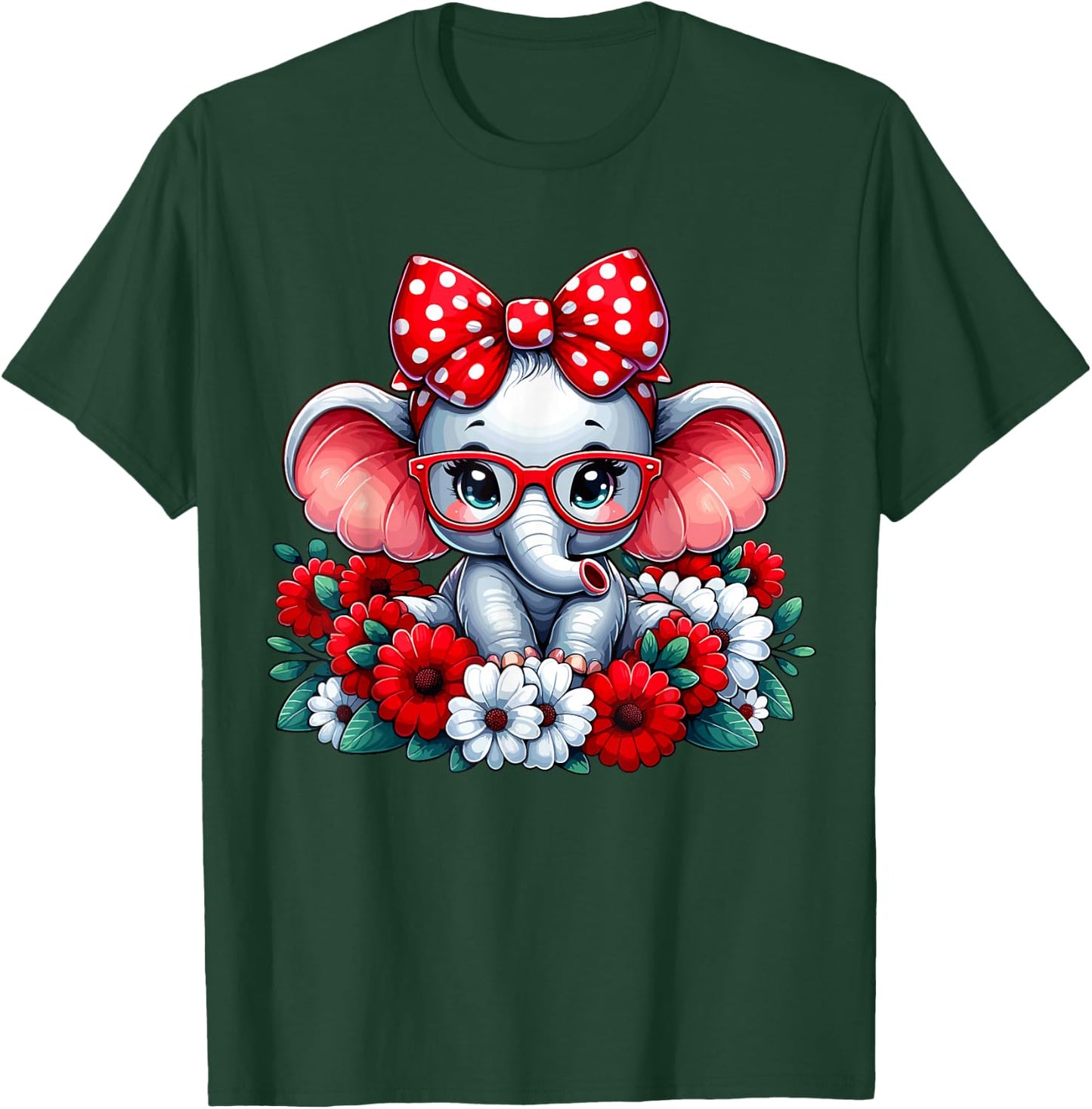 Elephant Flower T-Shirt - T-Shirt | Forest