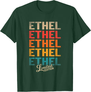 Ethel First Name - Vintage Ethel Limited Edition T-Shirt - T-Shirt | Forest