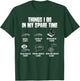 Things I Do In My Spare Time Funny Car Guy Car Enthusiast T-Shirt - T-Shirt | Forest