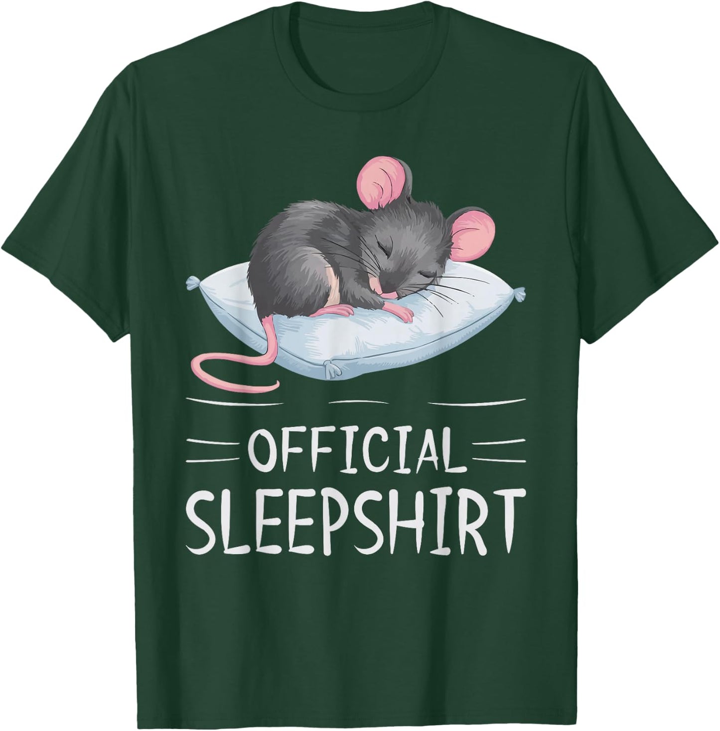 Mouse Official Sleepshirt Sleeping Mouses T-Shirt - T-Shirt | Forest