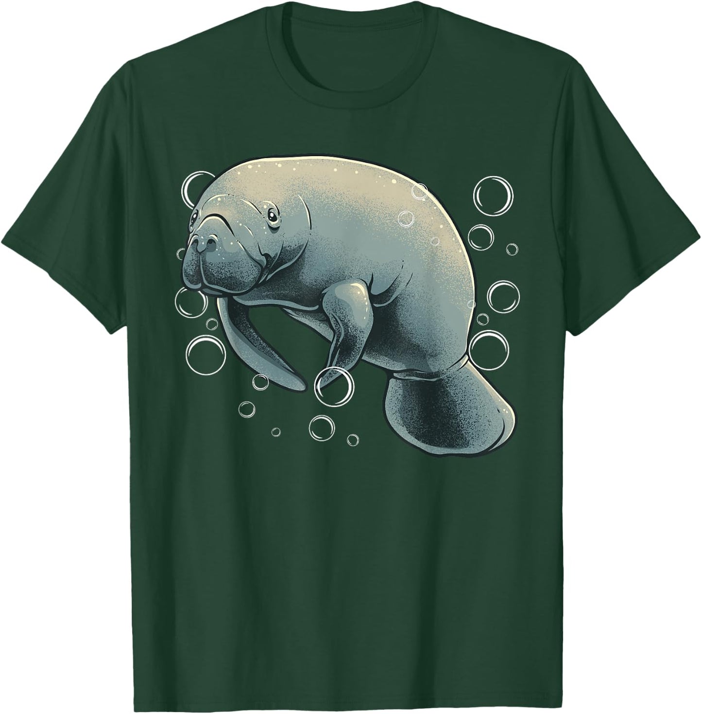 Manatee Design Women Boys Girl Sea Cow Lover Manatee T-Shirt - T-Shirt | Forest