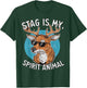 Stag Deer Lover Funny Stag Totem Spirit Animal T-Shirt - T-Shirt | Forest