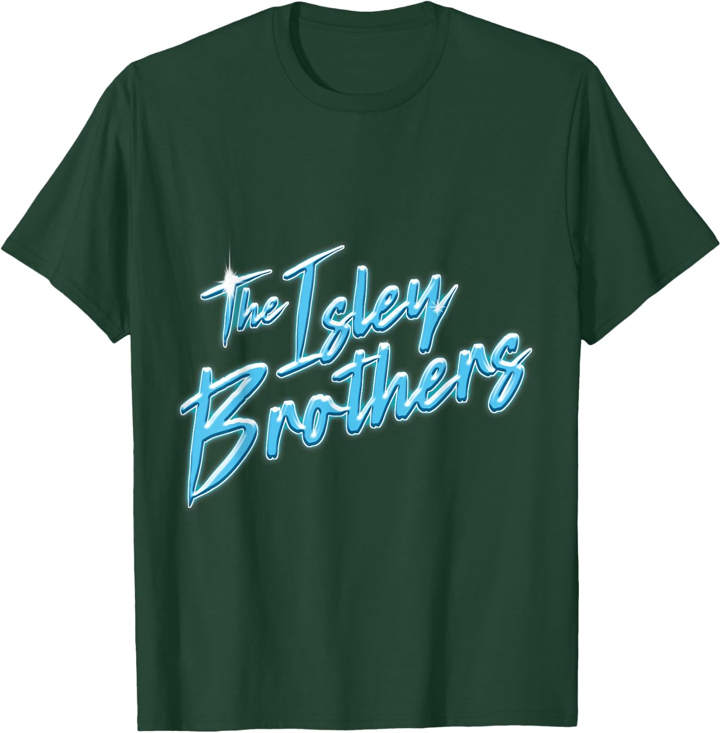 Isley Brothers - Retro Script T-Shirt - T-Shirt | Forest