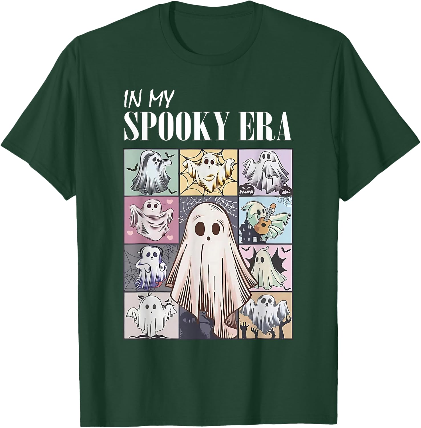 In My Spooky Era Spooky Season Funny Ghost Halloween T-Shirt - T-Shirt | Forest
