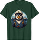 Penguin Captain Sailor on High Seas Coast Ship Anchor T-Shirt - T-Shirt | Forest