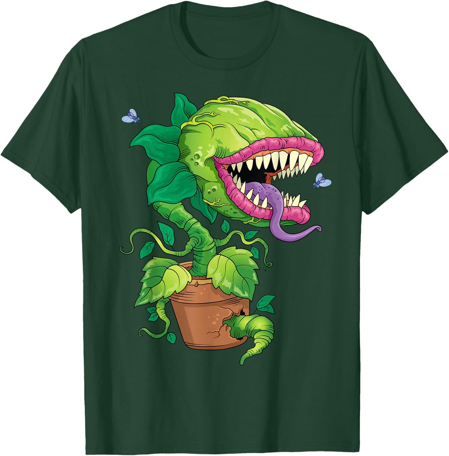 Venus Flytrap Monster Carnivorous Plant Carnivore Flower T-Shirt - T-Shirt | Forest