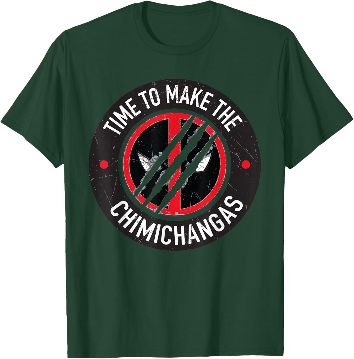Marvel Studios Deadpool & Wolverine Chimichangas Claw Slash T-Shirt - T-Shirt | Forest