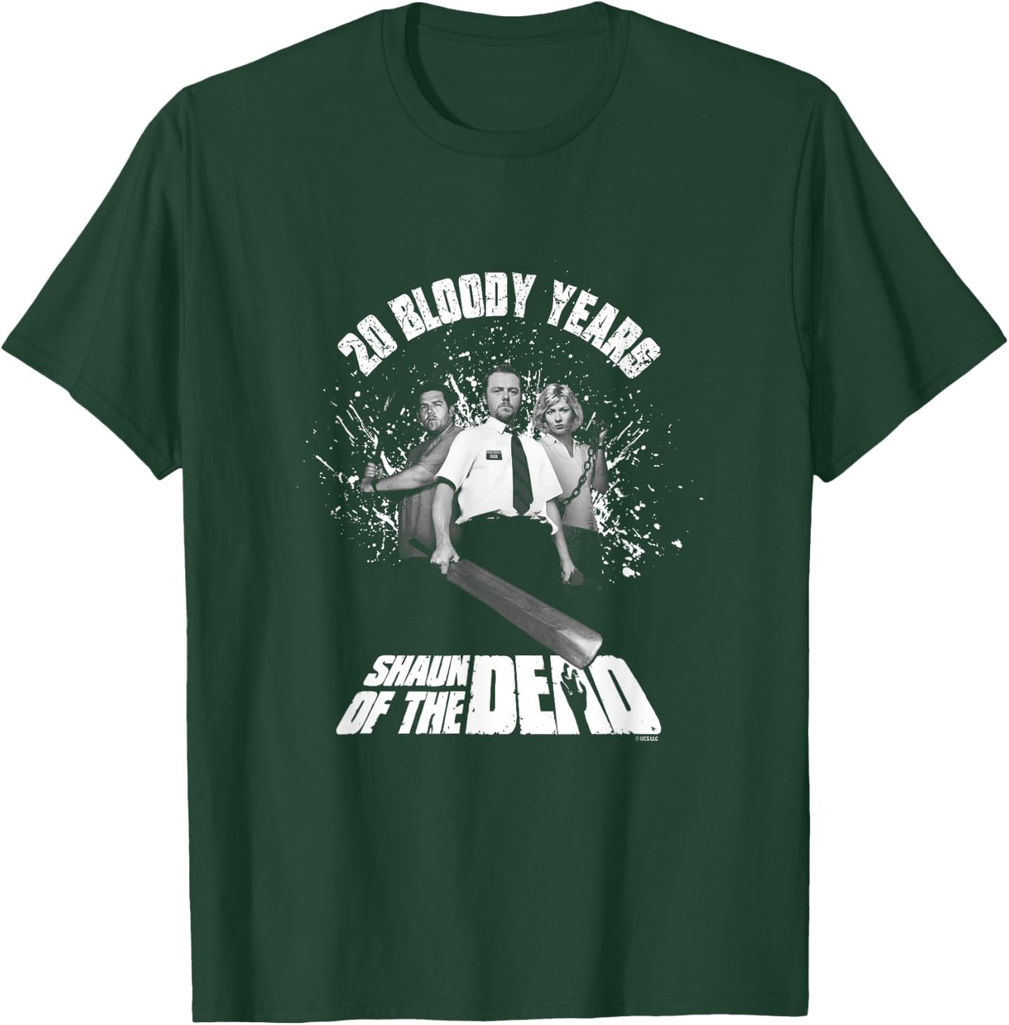 Shaun of The Dead 20 Bloody Years Officially Licensed T-Shirt - T-Shirt | Forest