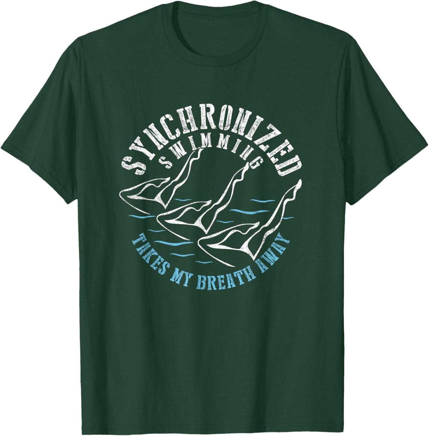 Synchronized Swimming Shirt Funny Swimmer Gift T-Shirt - T-Shirt | Forest