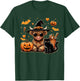 Highland Cow Halloween Shirt Women Girls Fall Autumn T-Shirt - T-Shirt | Forest