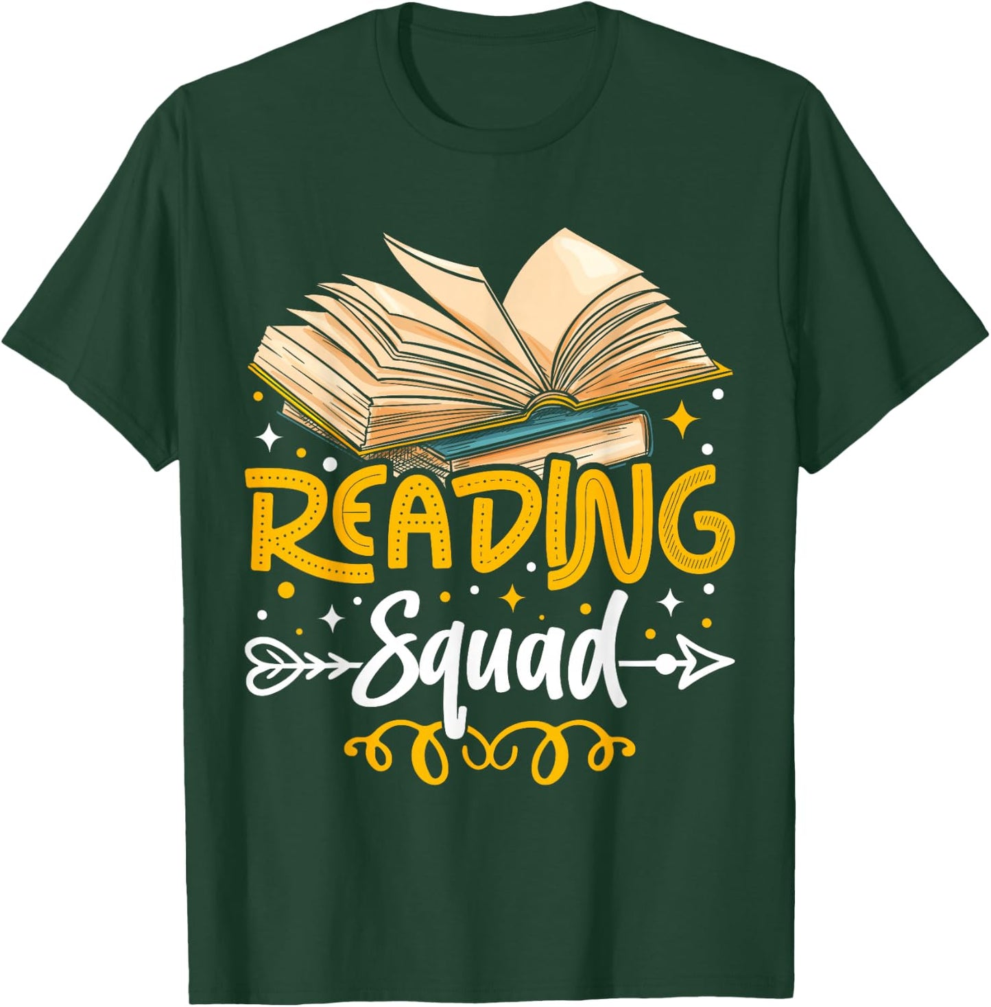 Reading Squad T-Shirt - T-Shirt | Forest