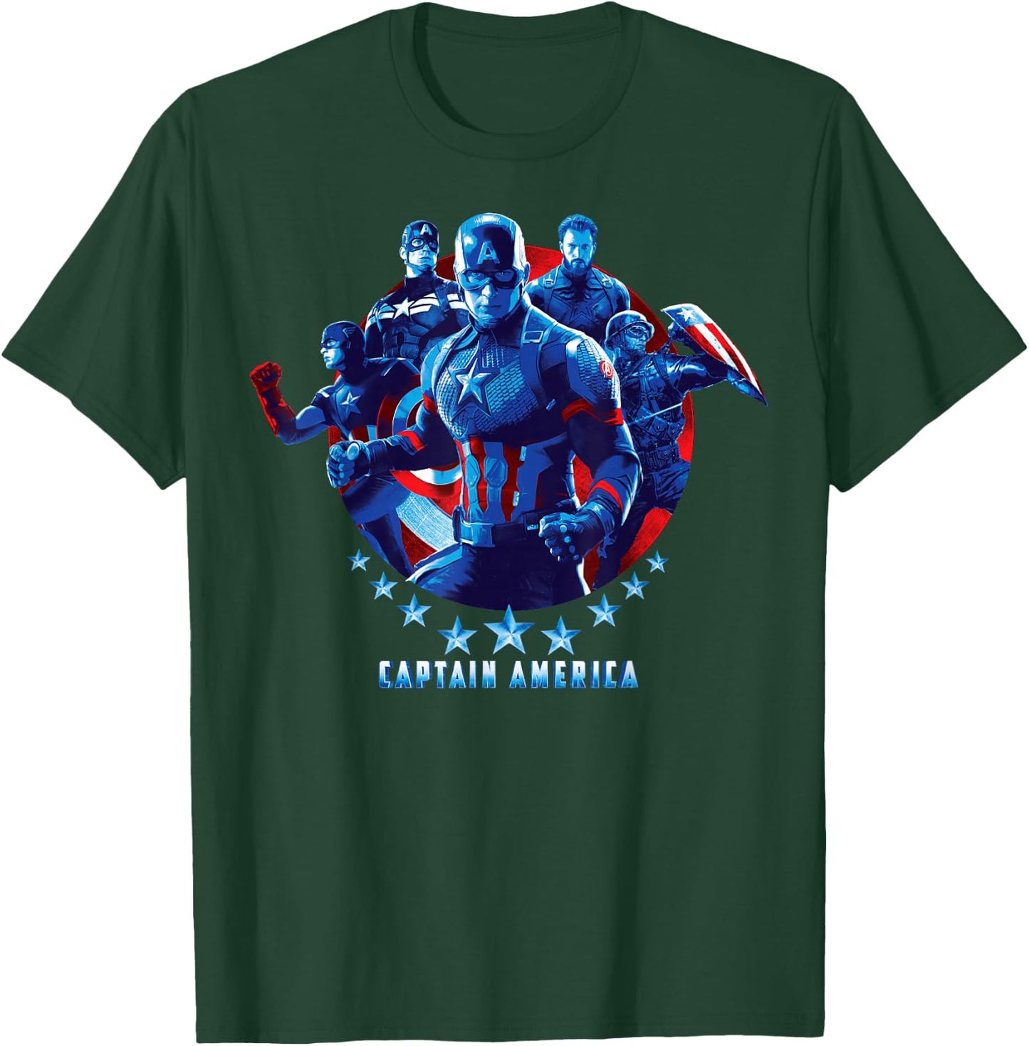 Marvel Avengers: Endgame Captain America Mashup T-Shirt - T-Shirt | Forest