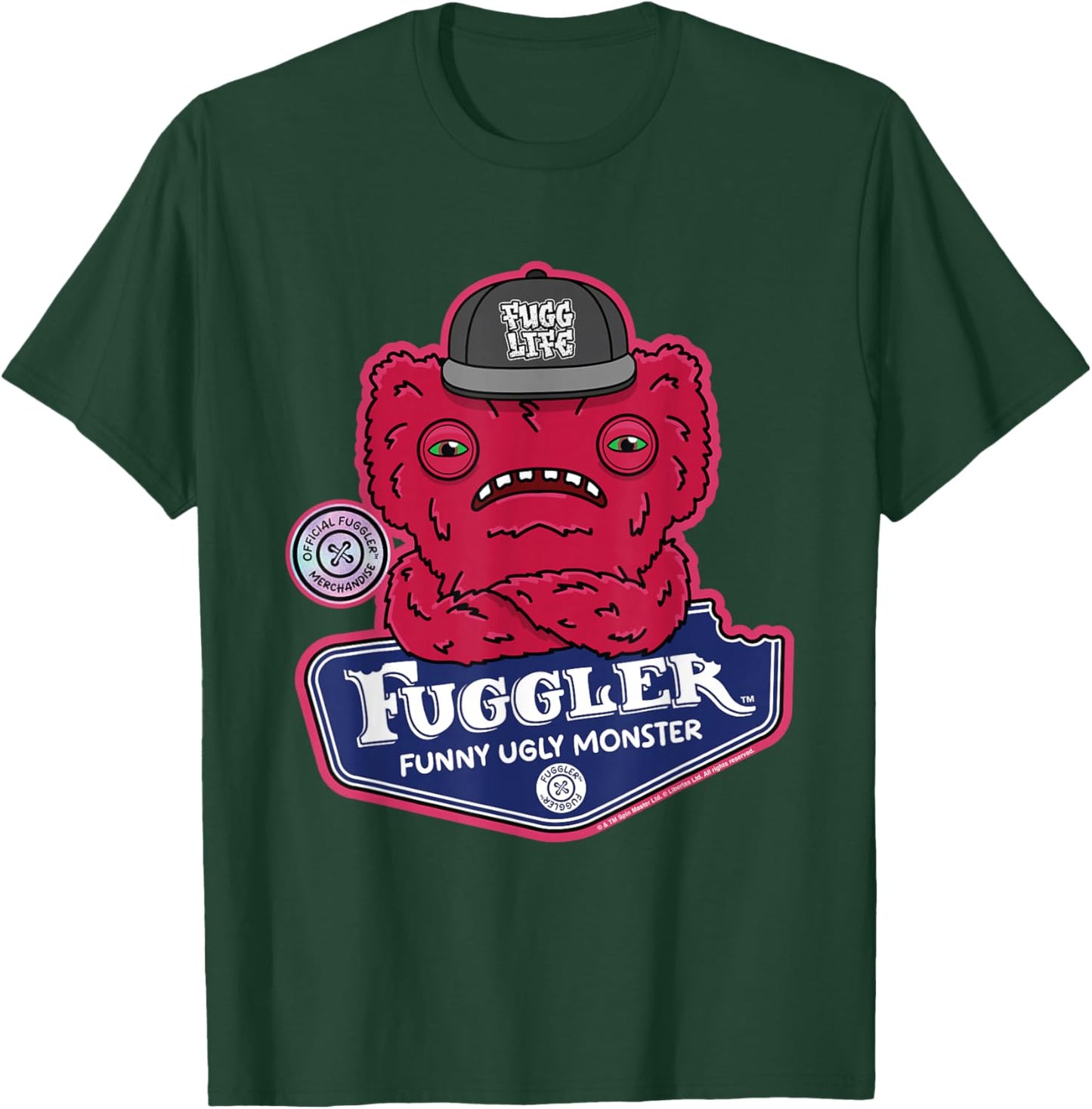 Fuggler Fugg Life Wide Eyed Weirdo -Adults T-Shirt - T-Shirt | Forest