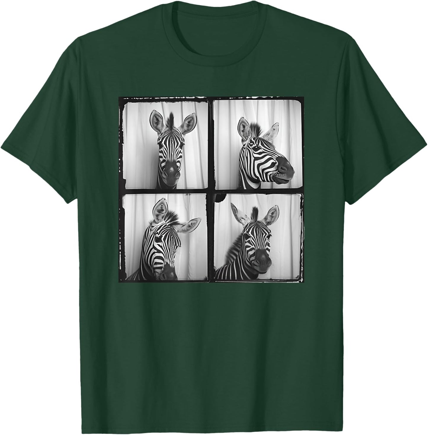 Cute Zebra Face Zookeeper Safari Zoo Animal Lover T-Shirt - T-Shirt | Forest