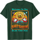 Welcome To The Shit Show Retro 60s 70s Leadership Supervisor T-Shirt - T-Shirt | Forest