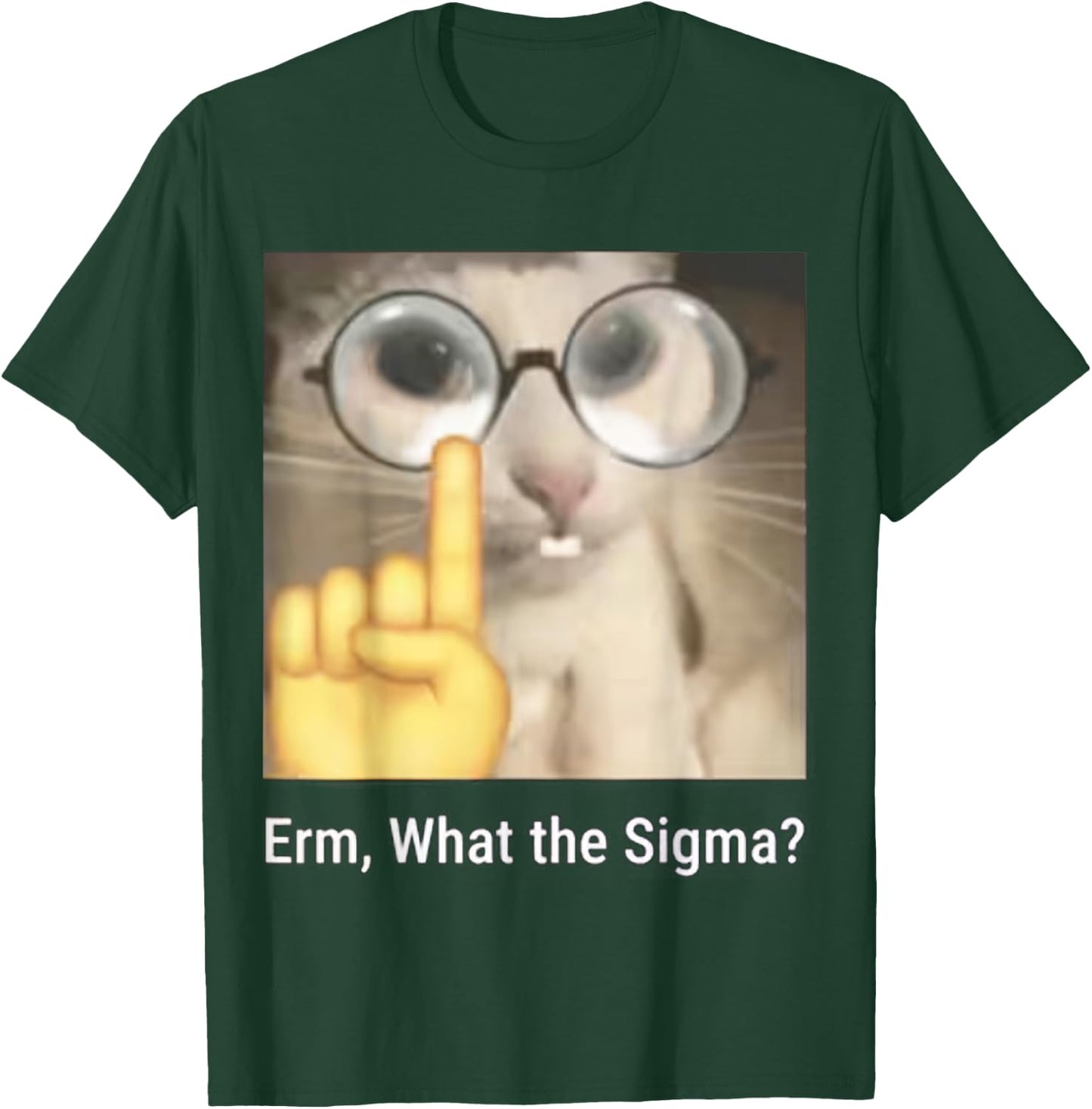 Erm, What the Sigma? Cat meme T-Shirt - T-Shirt | Forest