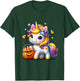 Unicorn Candy Corn Halloween Unicorn Gift Girls Kids T-Shirt - T-Shirt | Forest