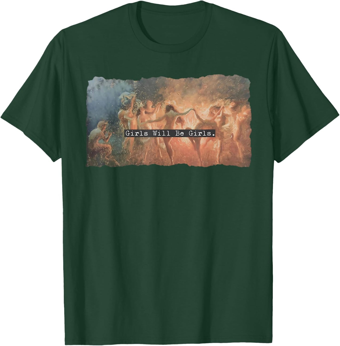 Girl Will Be Girls Spooky Season Witches Witch Halloween T-Shirt - T-Shirt | Forest