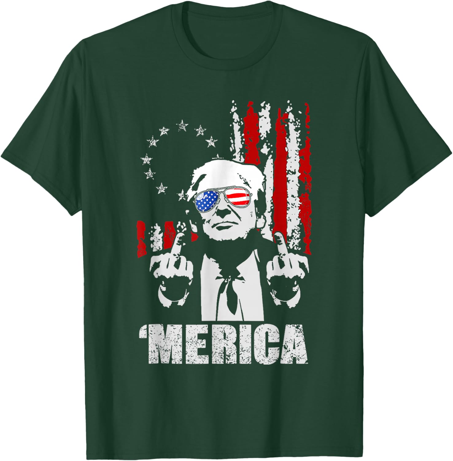 Funny Trump Arrest This Donald Trump Middle Finger President T-Shirt - T-Shirt | Forest