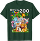 15 Animals Wildlife Birthday Party Safari Off To The Zoo T-Shirt - T-Shirt | Forest