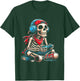 Halloween Skeleton Gamer Video Gaming Gamer E-Sport Player T-Shirt - T-Shirt | Forest