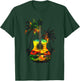 Reggae Music Guitar Rastafarian Roots Rasta Jamaican T-Shirt - T-Shirt | Forest