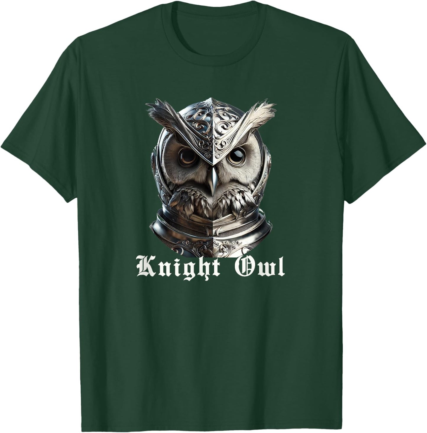 Funny Pun Knight Night Owl Nocturnal Adults Women T-Shirt - T-Shirt | Forest
