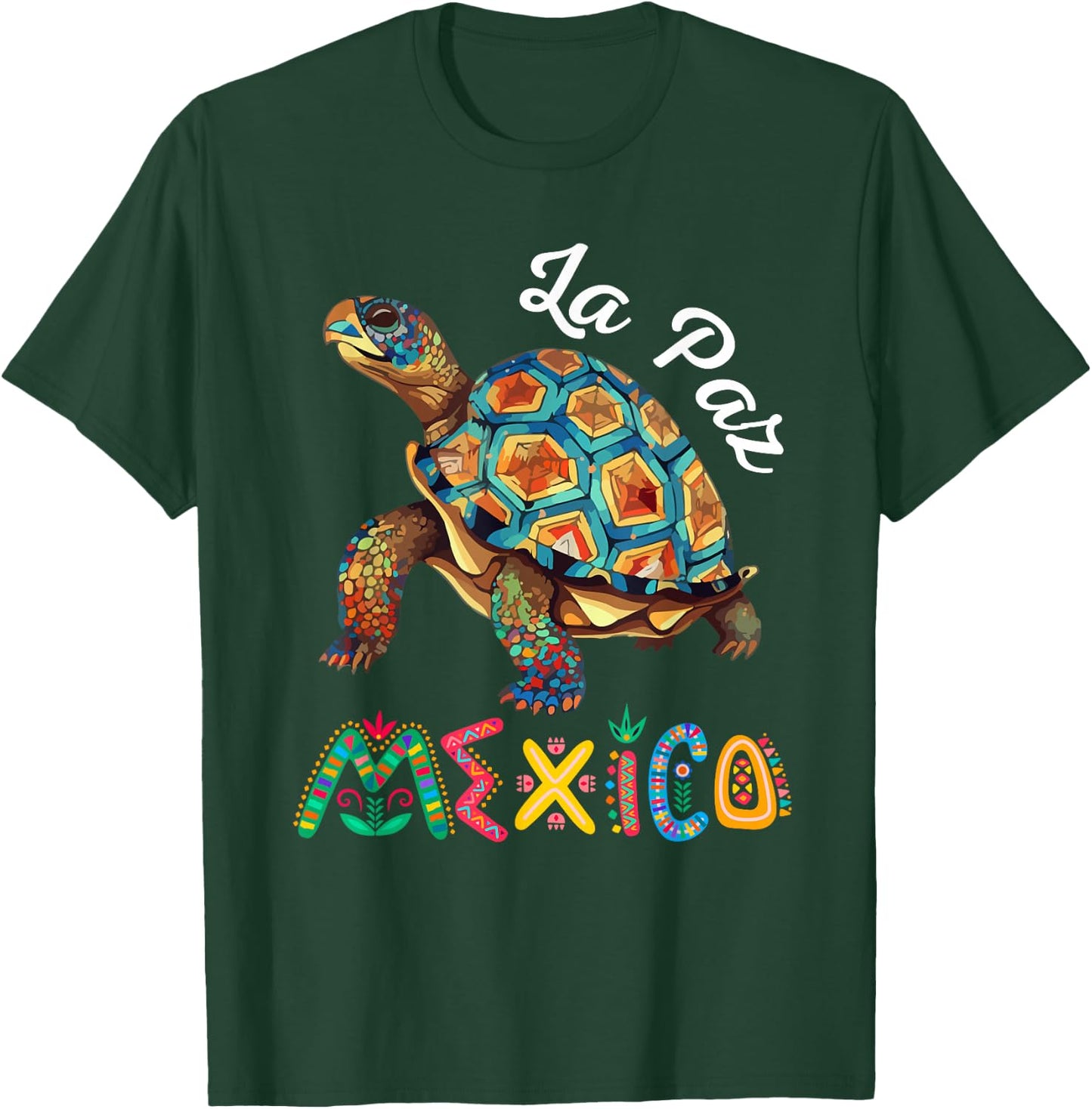 Turtle Mexico La Paz Souvenir / La Paz T-Shirt - T-Shirt | Forest