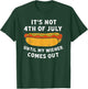 It's Not 4th of July Until My Wiener Comes Out T-Shirt - T-Shirt | Forest