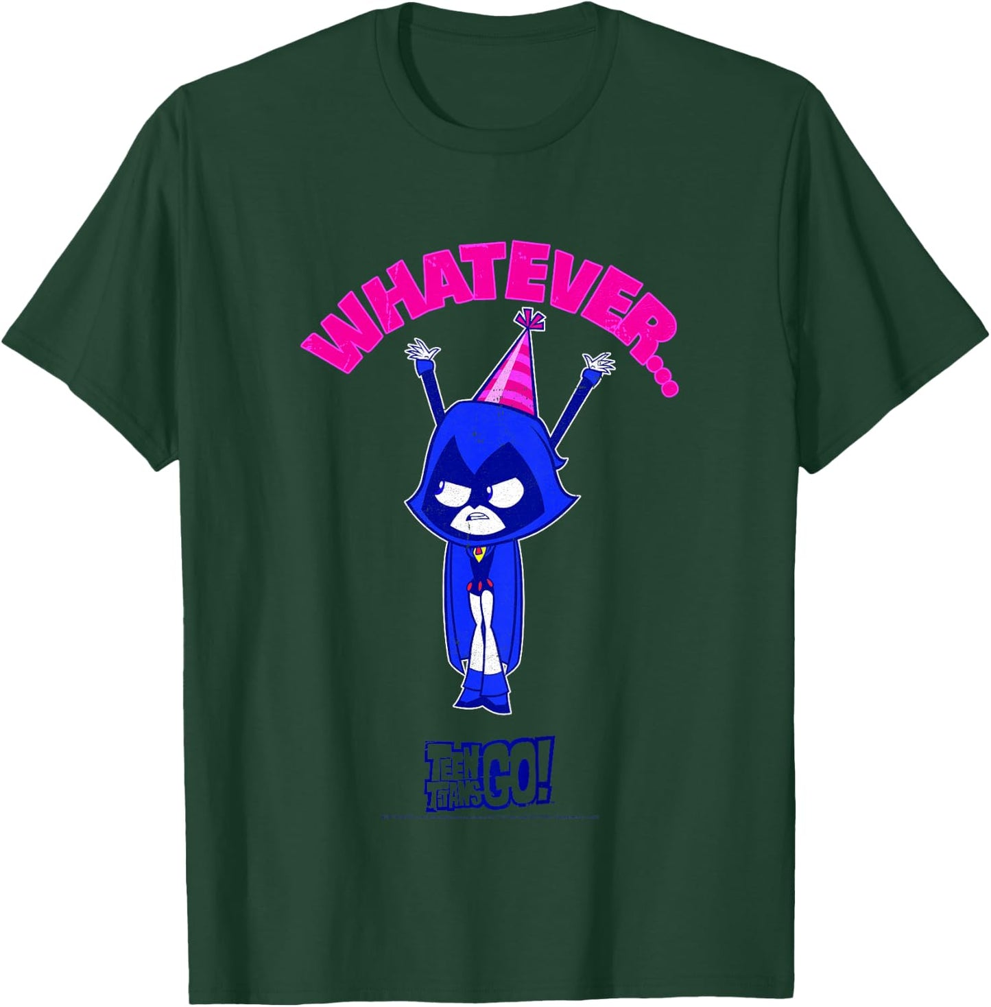 Kids DC Comics Teen Titans Go! Raven Whatever Party Portrait T-Shirt - T-Shirt | Forest