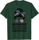 Mamas Don't Let Babies Grow Up To Be Liberals - Messy Bun T-Shirt - T-Shirt | Forest