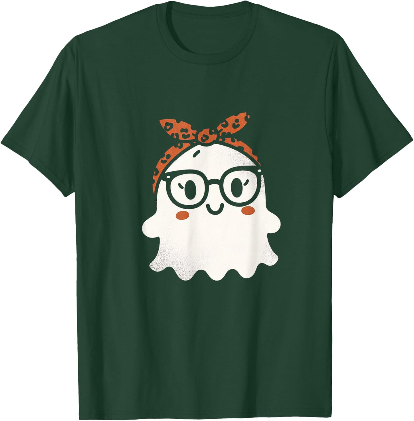 Halloween Ghost Glasses Cute Costume Girl Kids Toddler T-Shirt - T-Shirt | Forest