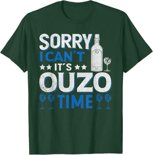 Greek Ouzo Liquor Greek Beer Ouzo Lover Ouzo Drink T-Shirt - T-Shirt | Forest