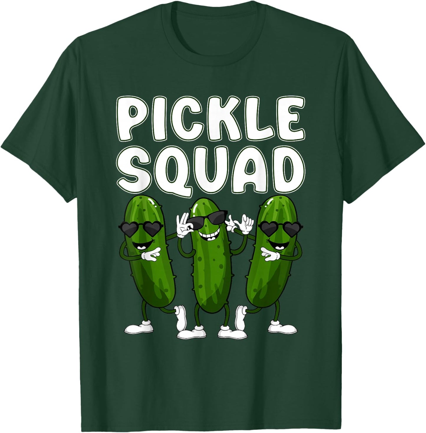 Pickle Squad Cucumber Pickle Lover T-Shirt - T-Shirt | Forest