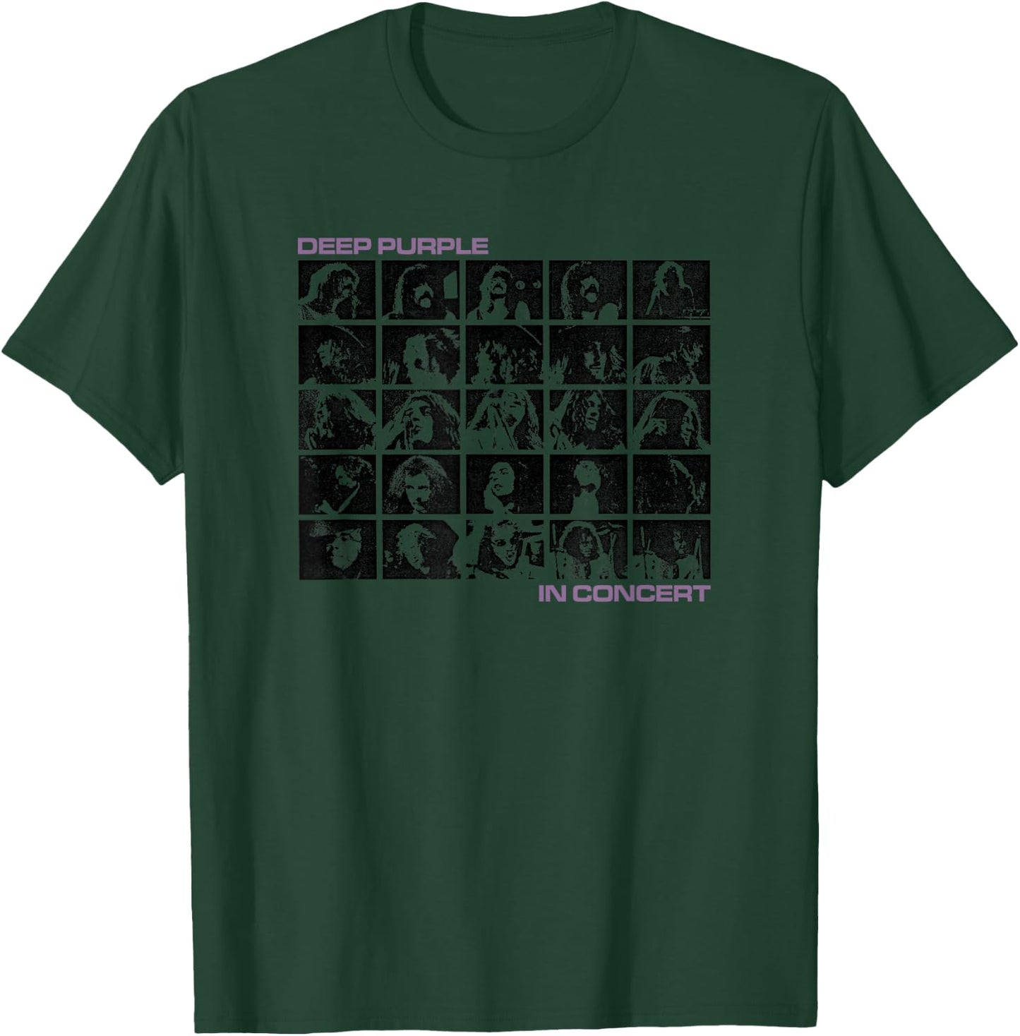 Deep Purple Collage Concert T-Shirt - T-Shirt | Forest