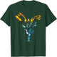 Harry Potter Goblet of Fire Dragon Colour Flames T-Shirt - T-Shirt | Forest