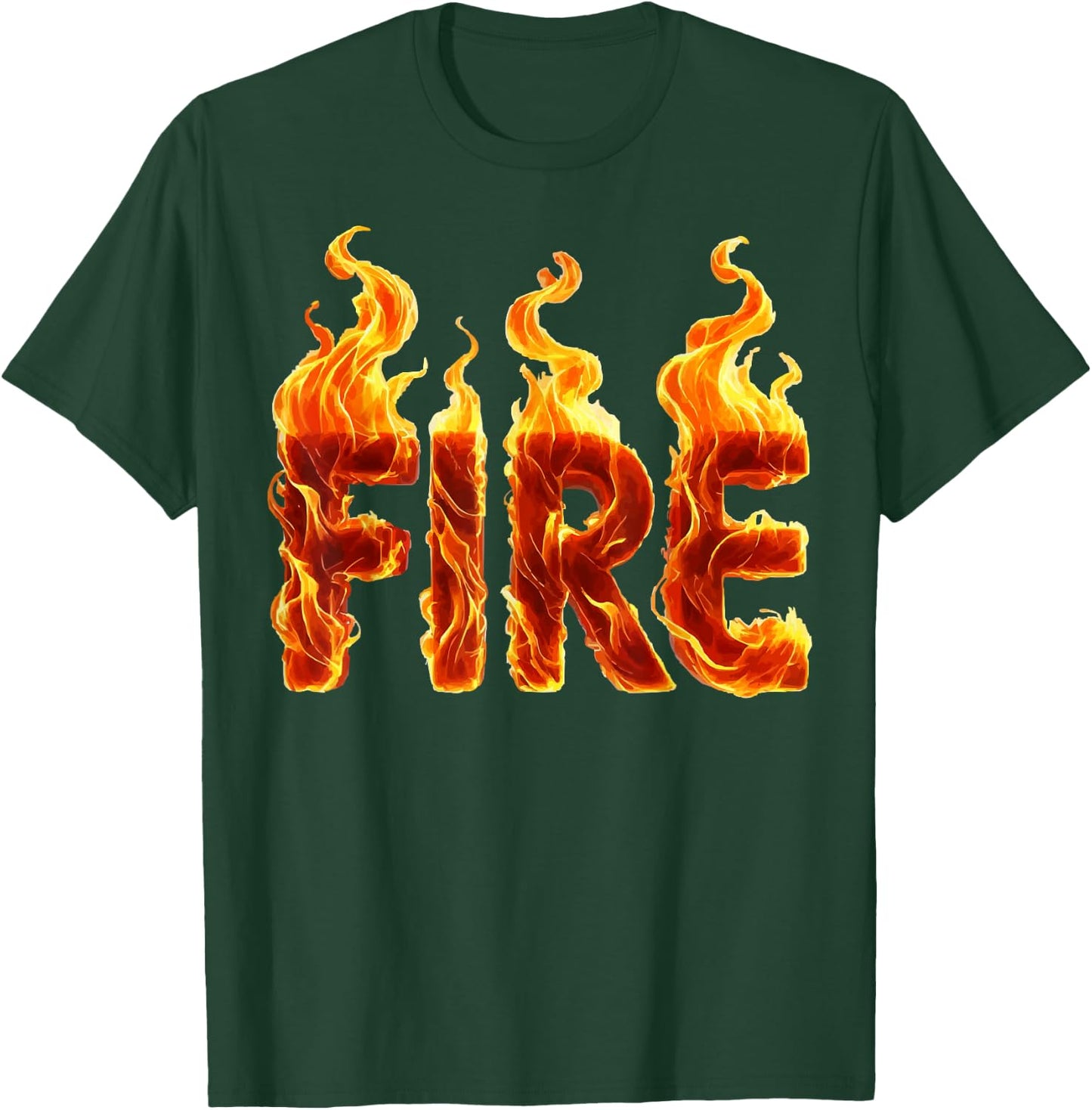 Couple Matching FIRE and ICE Halloween Party Lazy Costume T-Shirt - T-Shirt | Forest