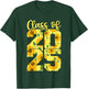 Class Of 2025 Shirt For Girls, Sunflower 2025 Graduation T-Shirt - T-Shirt | Forest