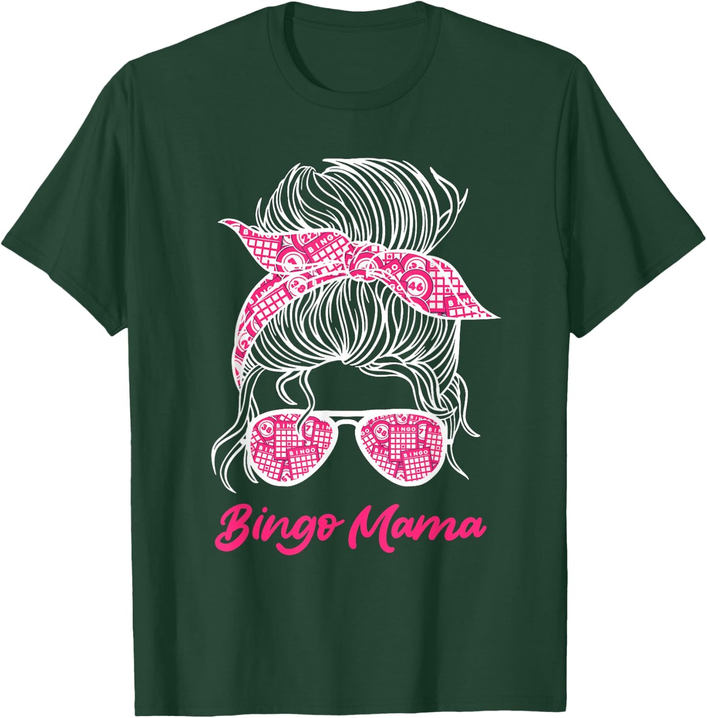 BINGO MOM Bingo Player Mom Bingo Birthday Bingo T-Shirt - T-Shirt | Forest