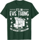 EVS Operator EVS Technician Badge Buddy EVS Tech Essentials T-Shirt - T-Shirt | Forest