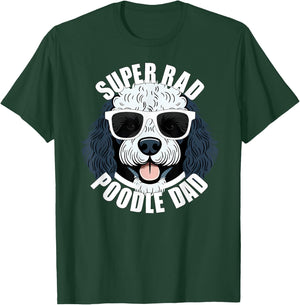 Poodle Dad Funny Father’s Day Parti Poodle Dog Dad Men’s T-Shirt - T-Shirt | Forest