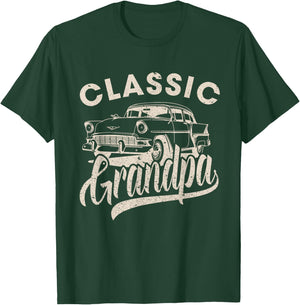 Classic Grandpa Funny Saying Car Lover Men Dad Papa Grandpa T-Shirt - T-Shirt | Forest