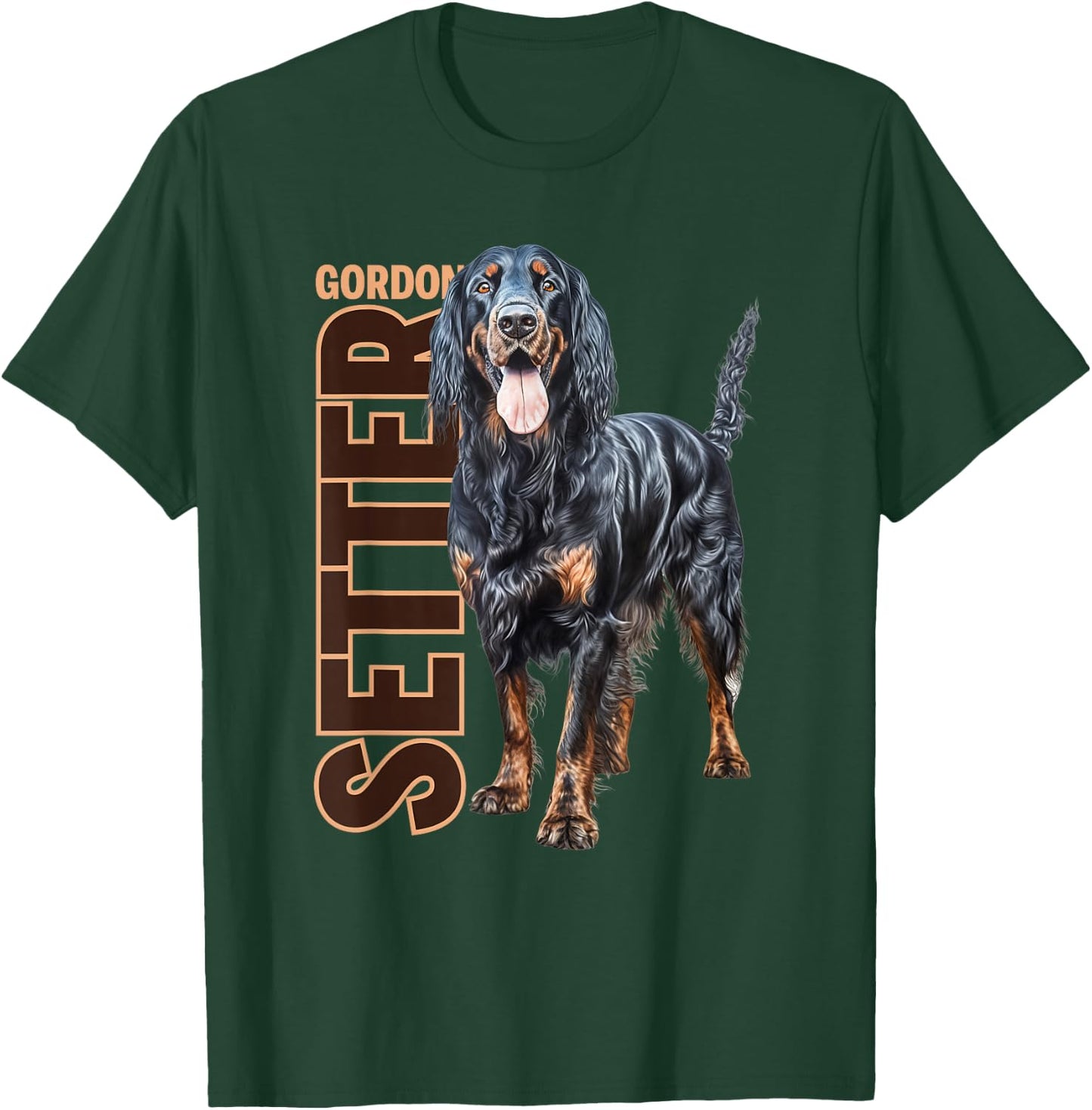Gordon Setter Watercolor T-Shirt - T-Shirt | Forest