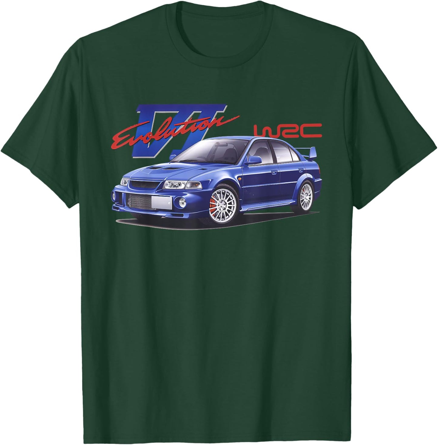 WRC Evo 6 World Rally Sports Car T-Shirt - T-Shirt | Forest