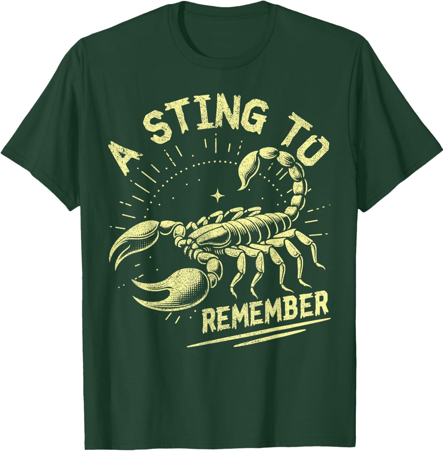 A Sting to Remember Scorpion T-Shirt - T-Shirt | Forest