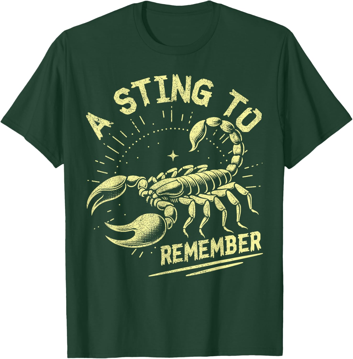 A Sting to Remember Scorpion T-Shirt - T-Shirt | Forest