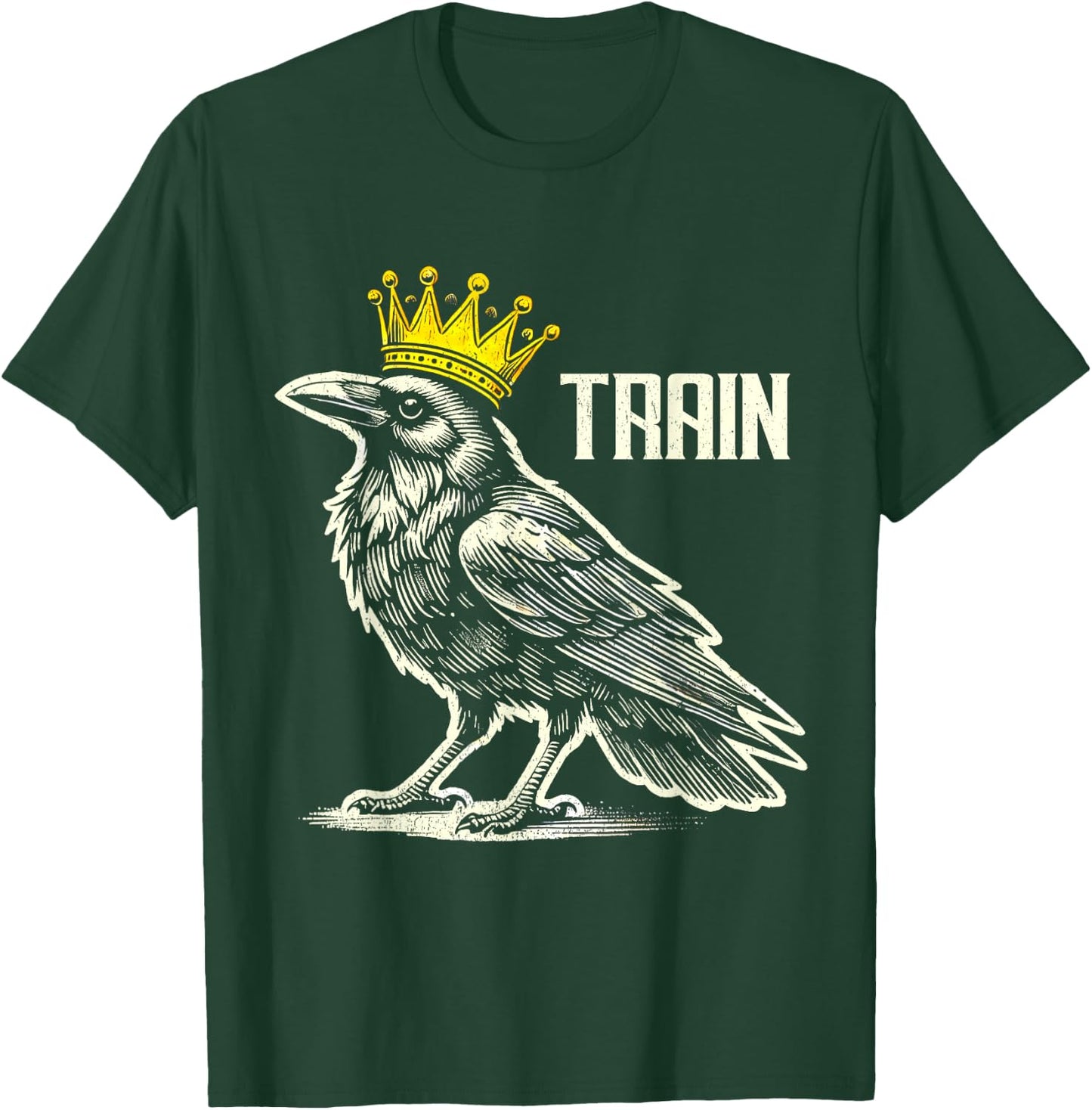 Trains Vintage Art Musician Awesome Outfits Animal Lovers T-Shirt - T-Shirt | Forest