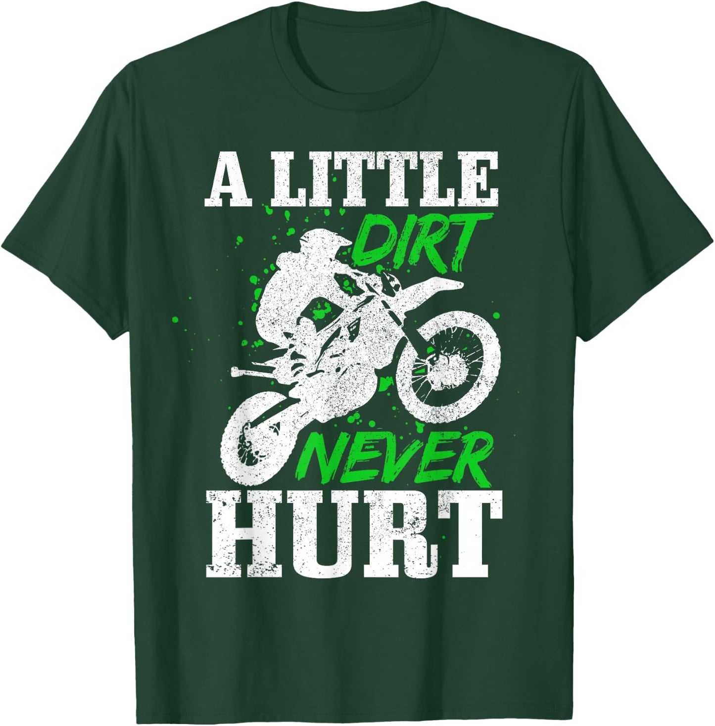 Motocross Dirt Bike MX Racing Biker T-Shirt - T-Shirt | Forest